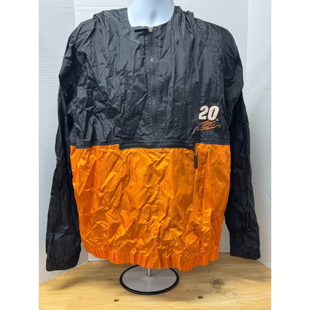 Tony Stewart Chase Authentics Quarter Zip pullover wind rain jacket sz Men's XL